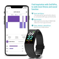 Smart band heart rate monitor blood pressure blood oxygen monitor smart wristband watch